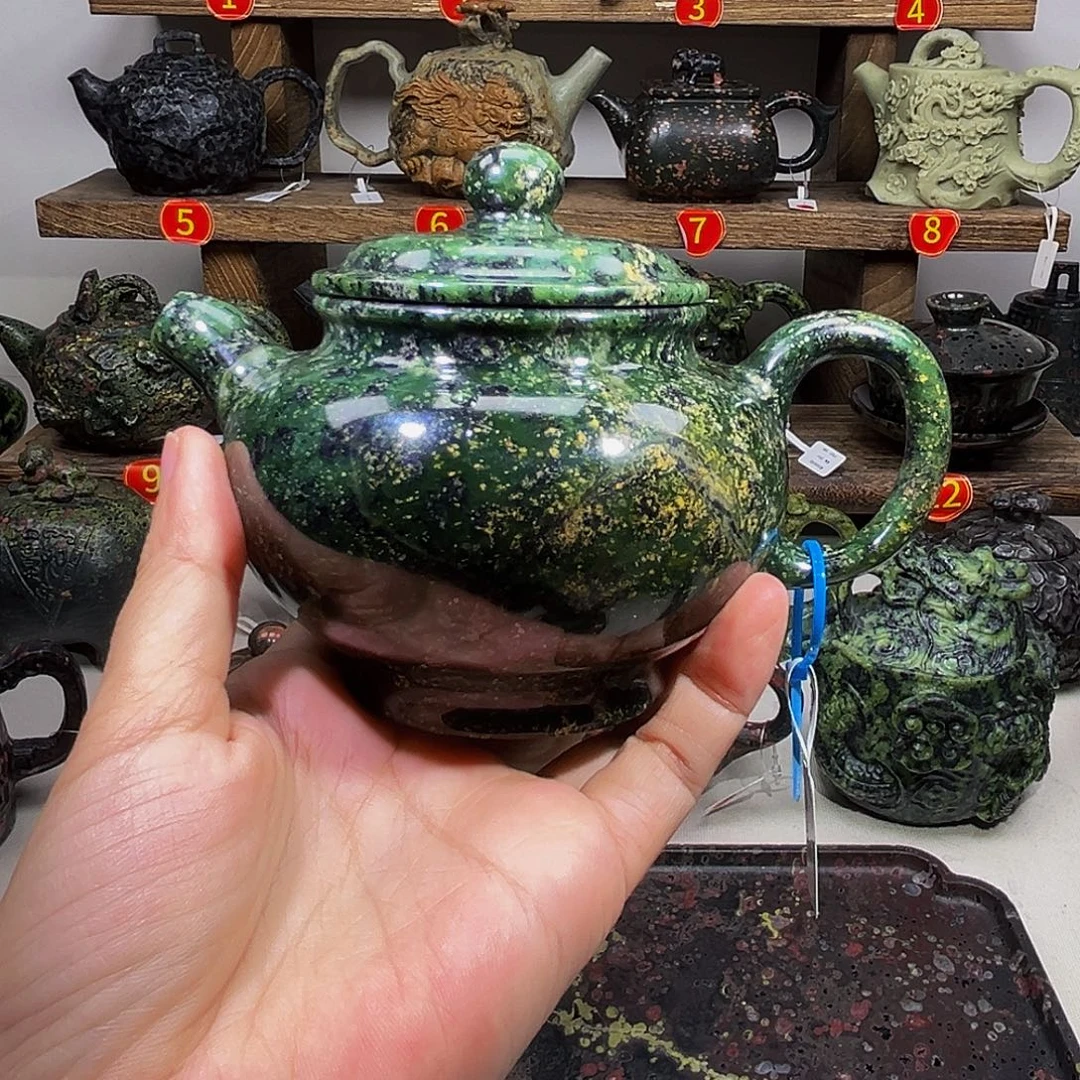 懂***儿石材藏玉药王石掇只微瑕