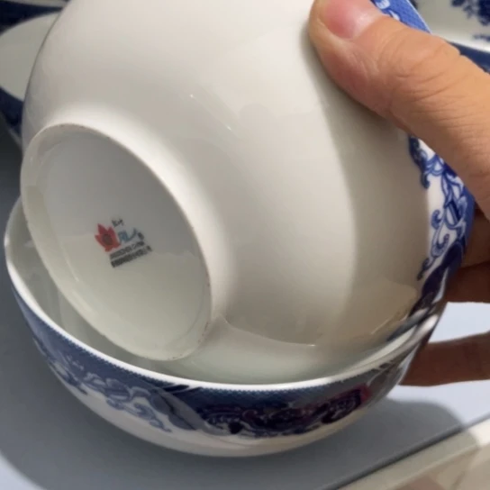瓷片陶瓷陶瓷6英寸2个红叶