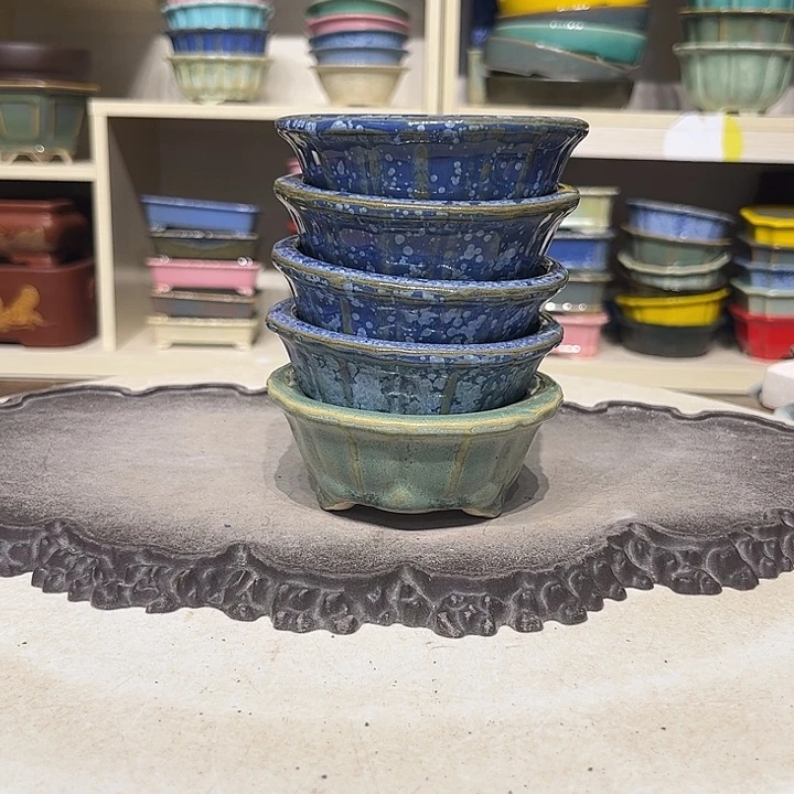 紫砂花盆瑕疵5.5-9-5