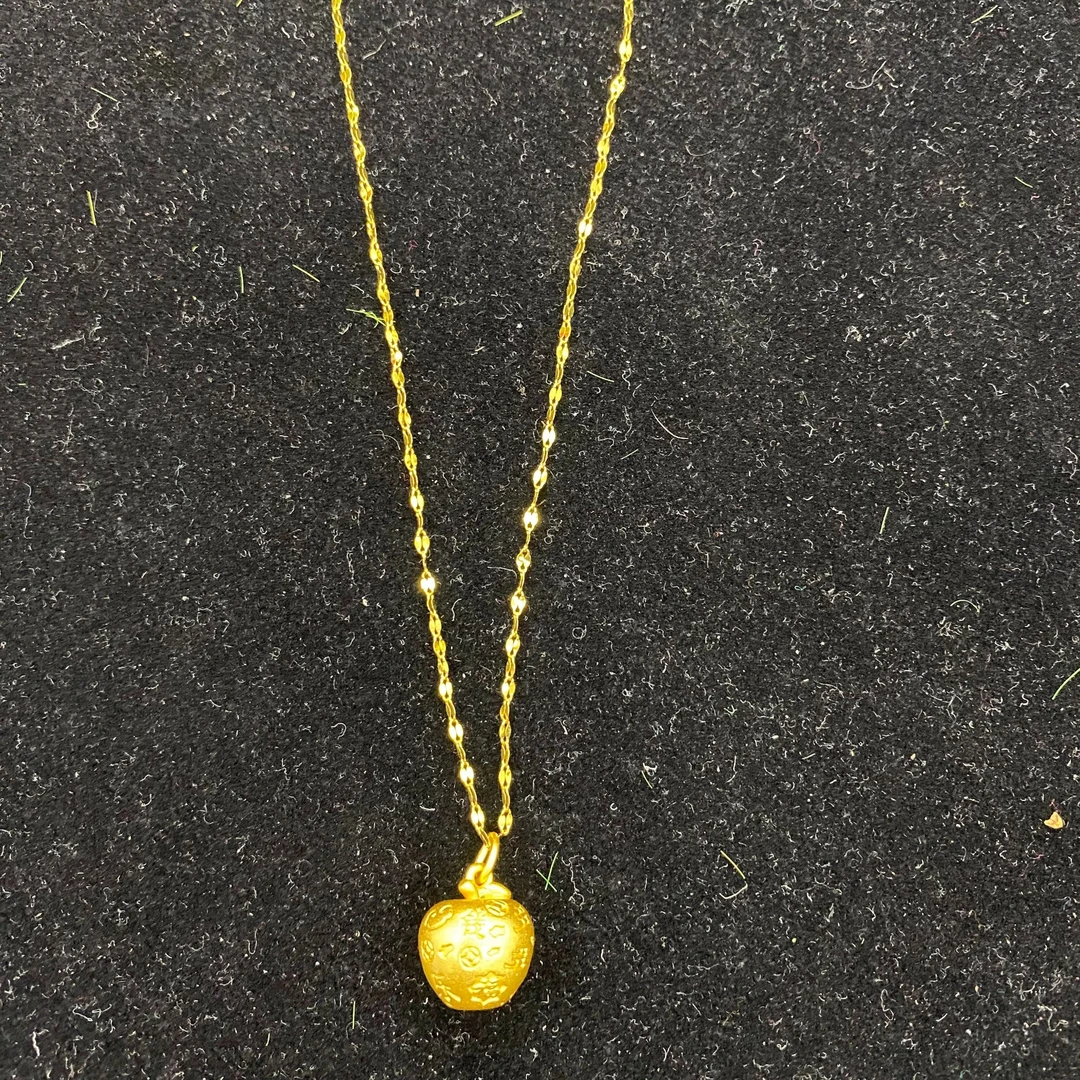 坠链均足银 苹果套装【小北质检】ZJP34Z12多样性发一2.4g