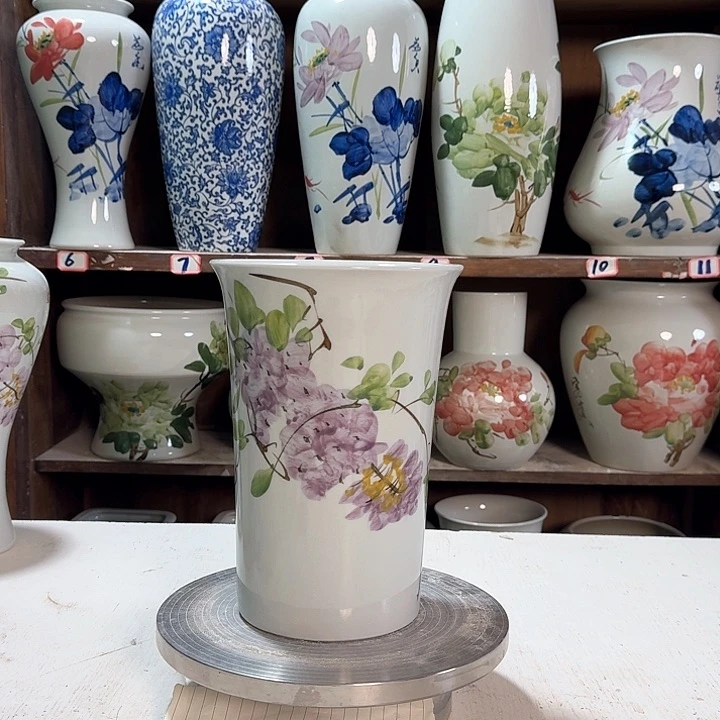 瓶兰花紫藤新款陶瓷