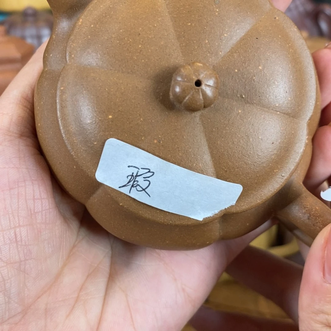 茶壶紫砂原矿泥料手工壶直播间