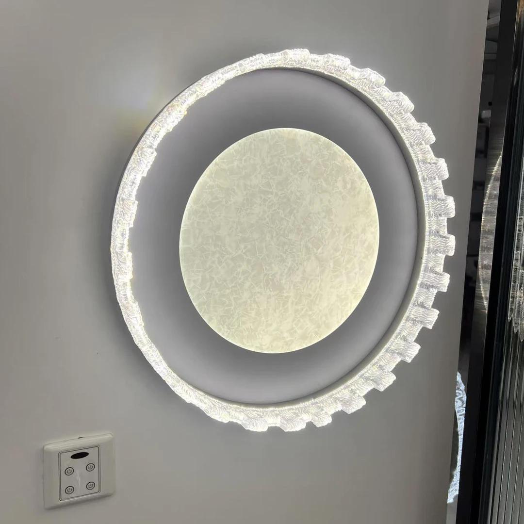 全光谱卧室吸顶灯现代简约书房房间主灯意式极简轻奢2024新款灯具