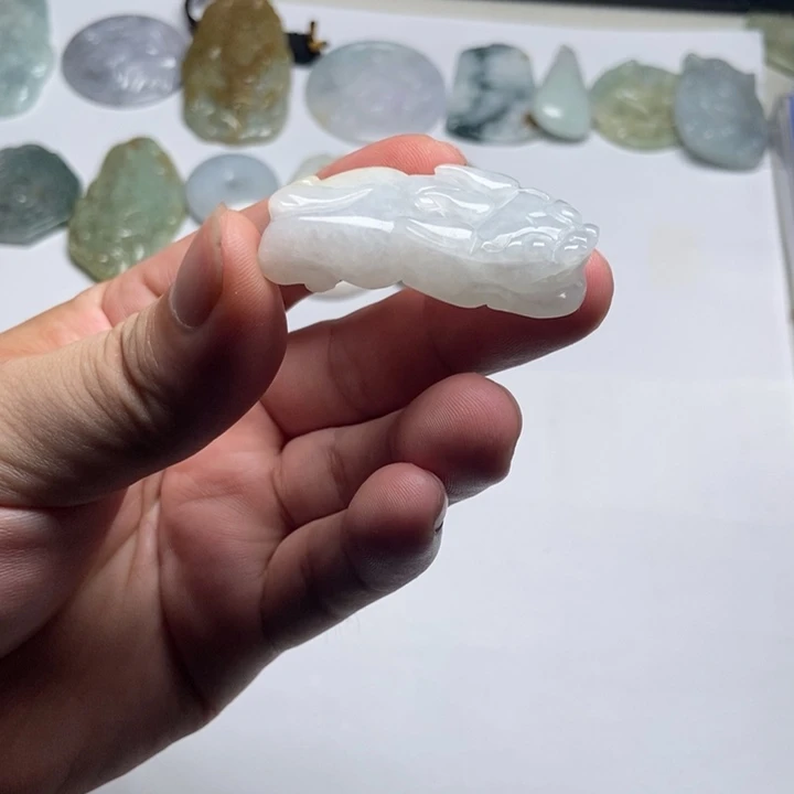 颈饰未镶嵌翡翠貔貅20