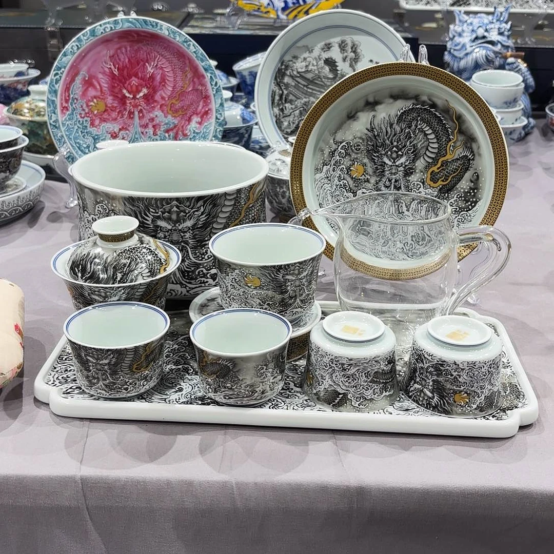 瓷片景德镇瓷器和半手