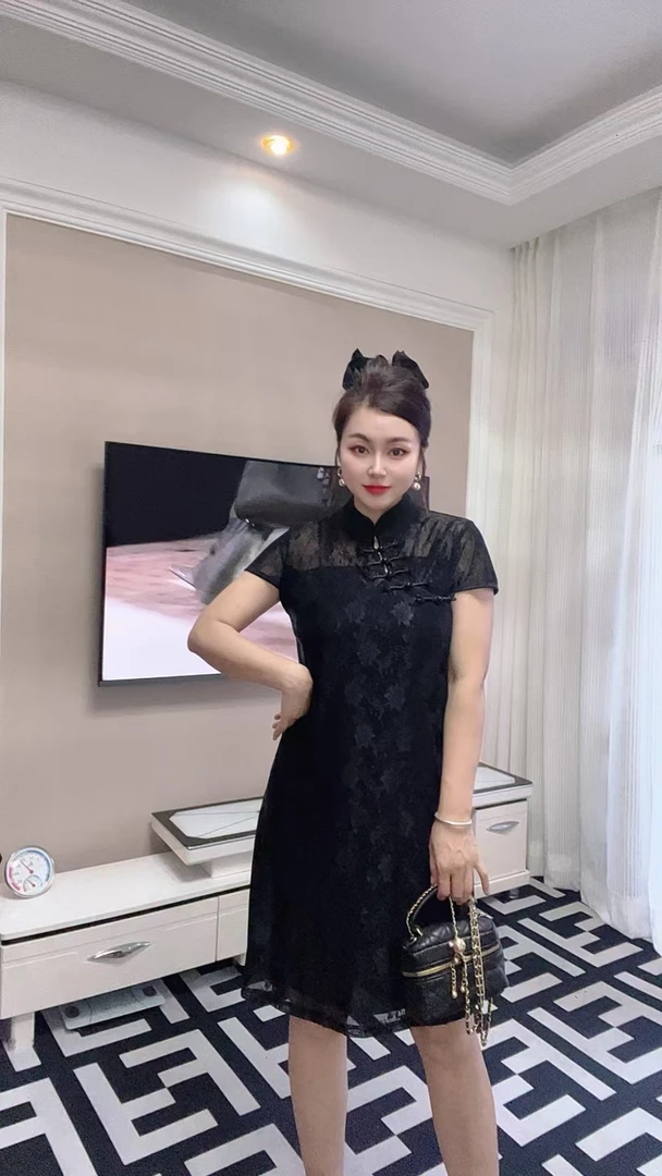 胖妹妹大码女装新中式国风气质改良旗袍短袖2025夏季新款连衣裙