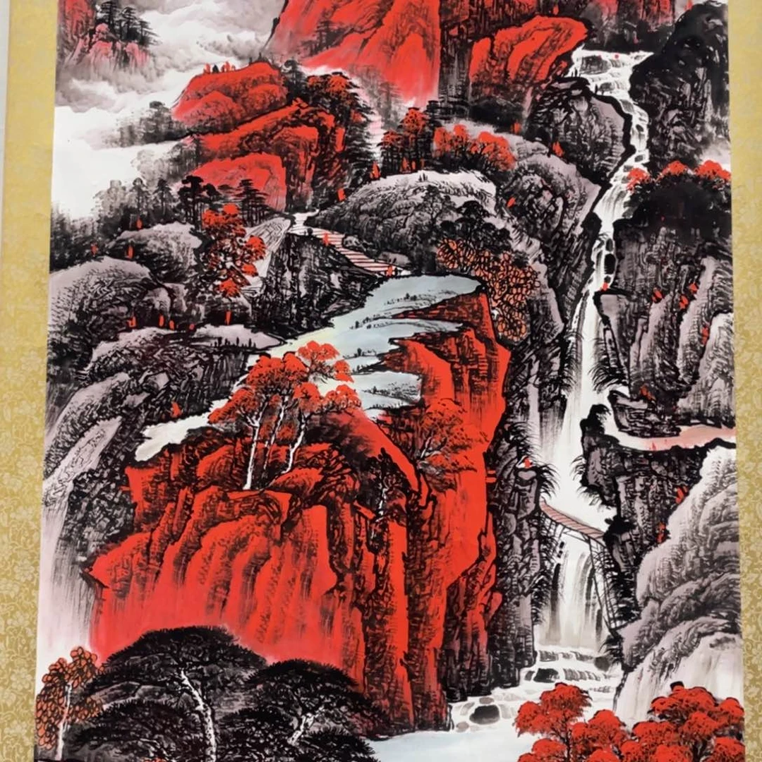 国画老师手笔手绘作品w