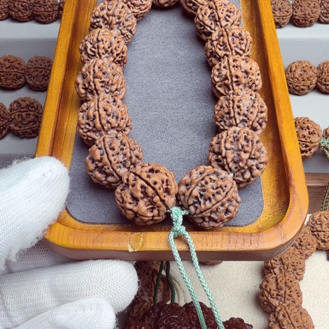 吊坠金刚菩提原生态安娜6辫粗筋楼空头货21姜黄