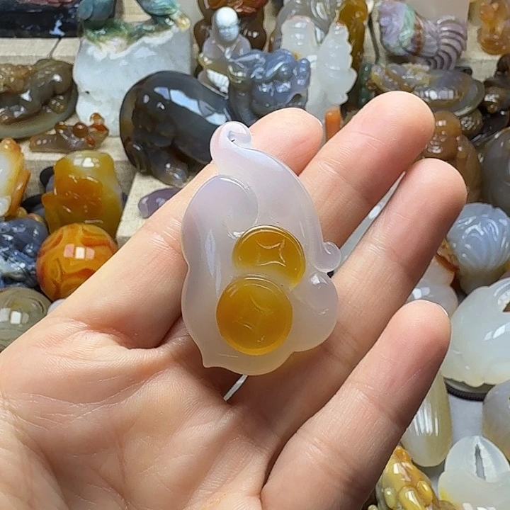 玛瑙/玉髓未镶嵌饰品