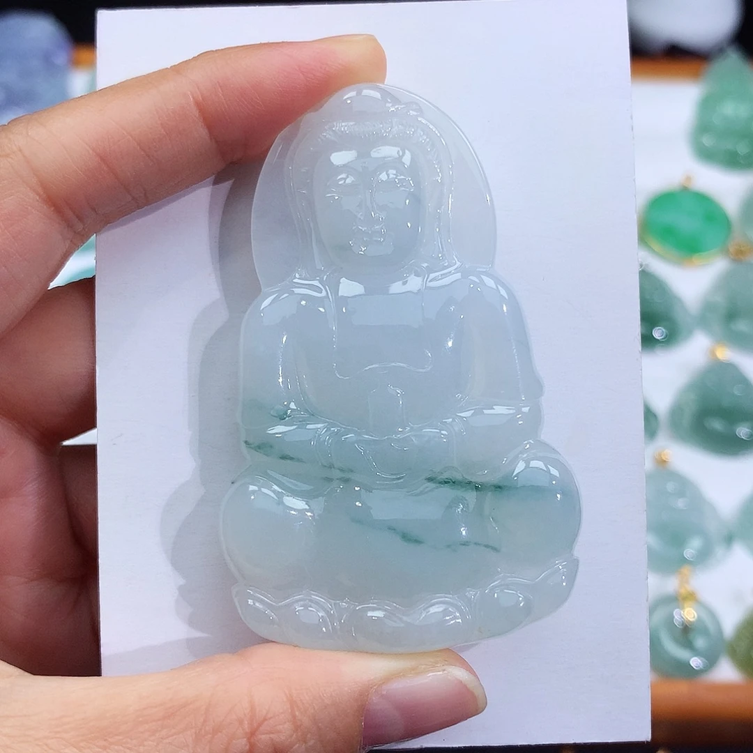 翡翠未镶嵌颈饰翡翠吊坠