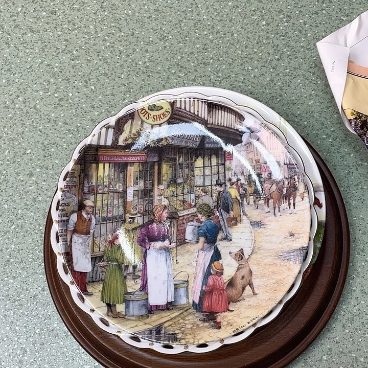 中古欧瓷瓷器小房子