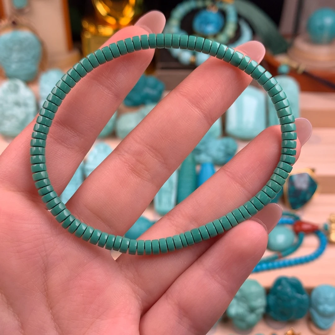 绿松石未镶嵌直切4