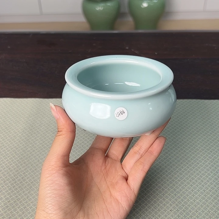 龙泉云间青瓷小米茶器