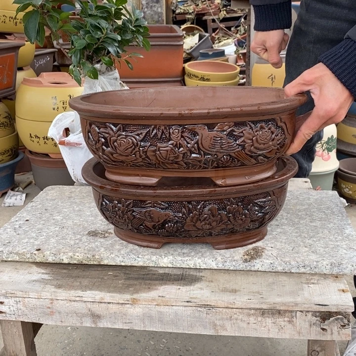 紫砂花盆紫砂特价包邮