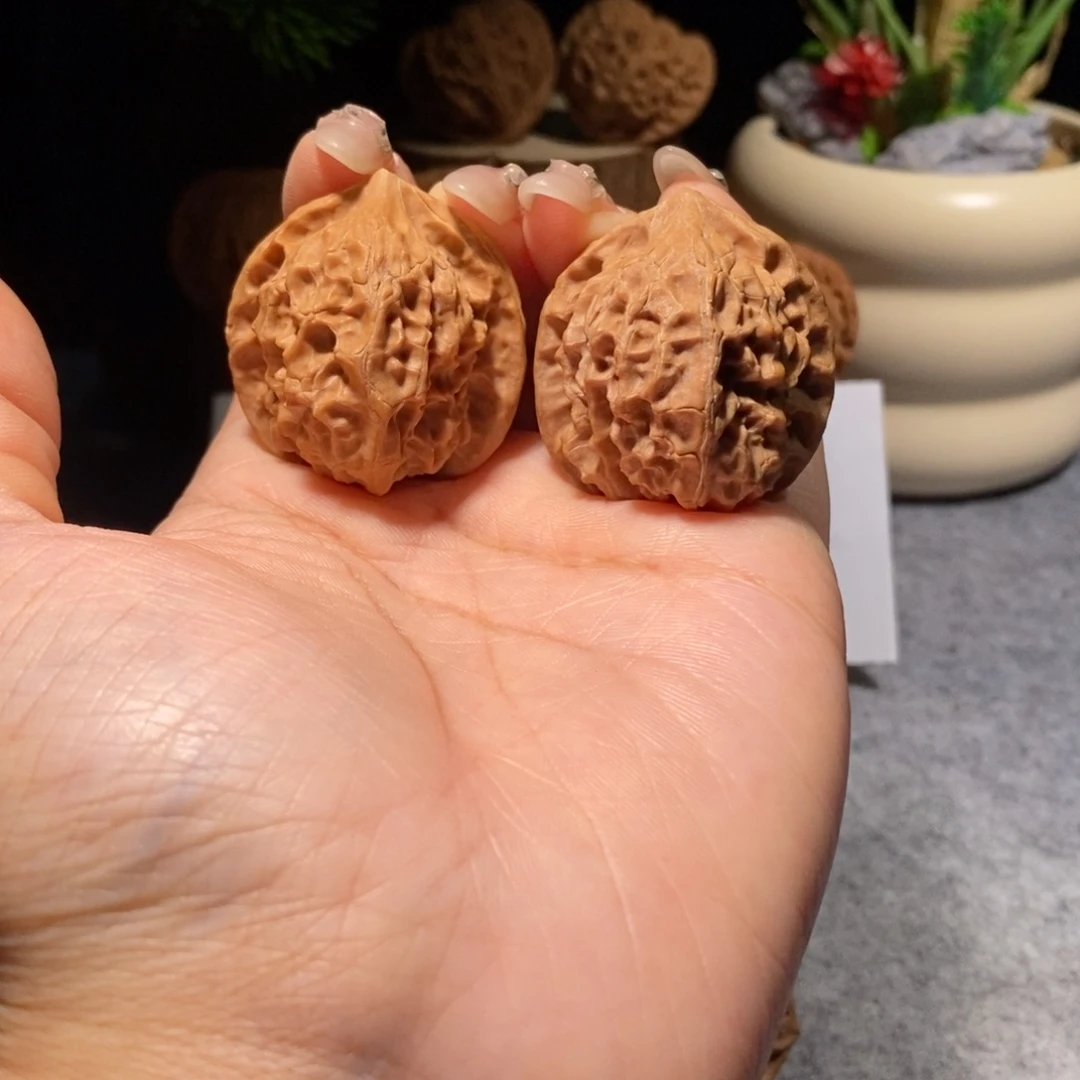 核桃把件全品35玲珑狮子头