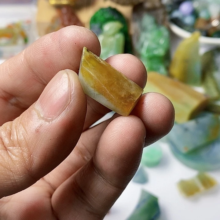 翡翠散珠天然翡翠A货