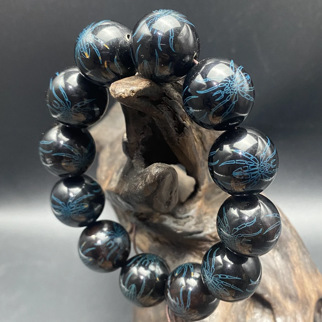 规格2.0cm大漆手串 漆器 木质 非遗文化传承