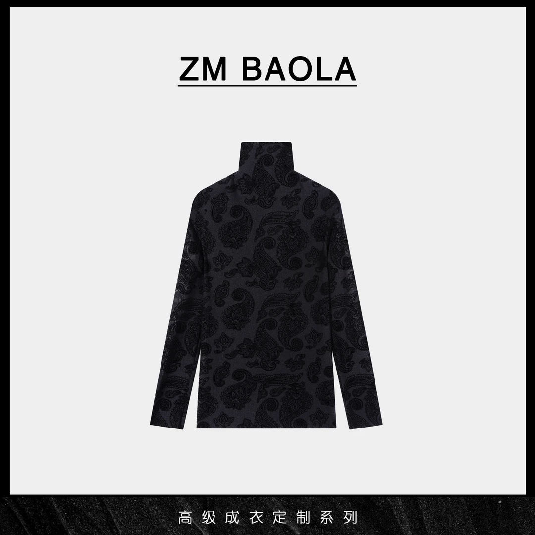 ZM BAOLA【高雅-大言】复古高领雅致感上衣CW839-M2