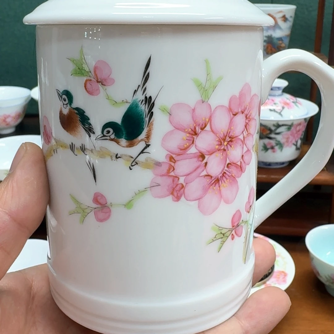 碗炸福利炸福利炸福利炸福利一个纯手绘玉泥双层国庆