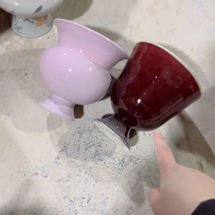 瓷片口14高17瑕景德镇陶瓷瑕