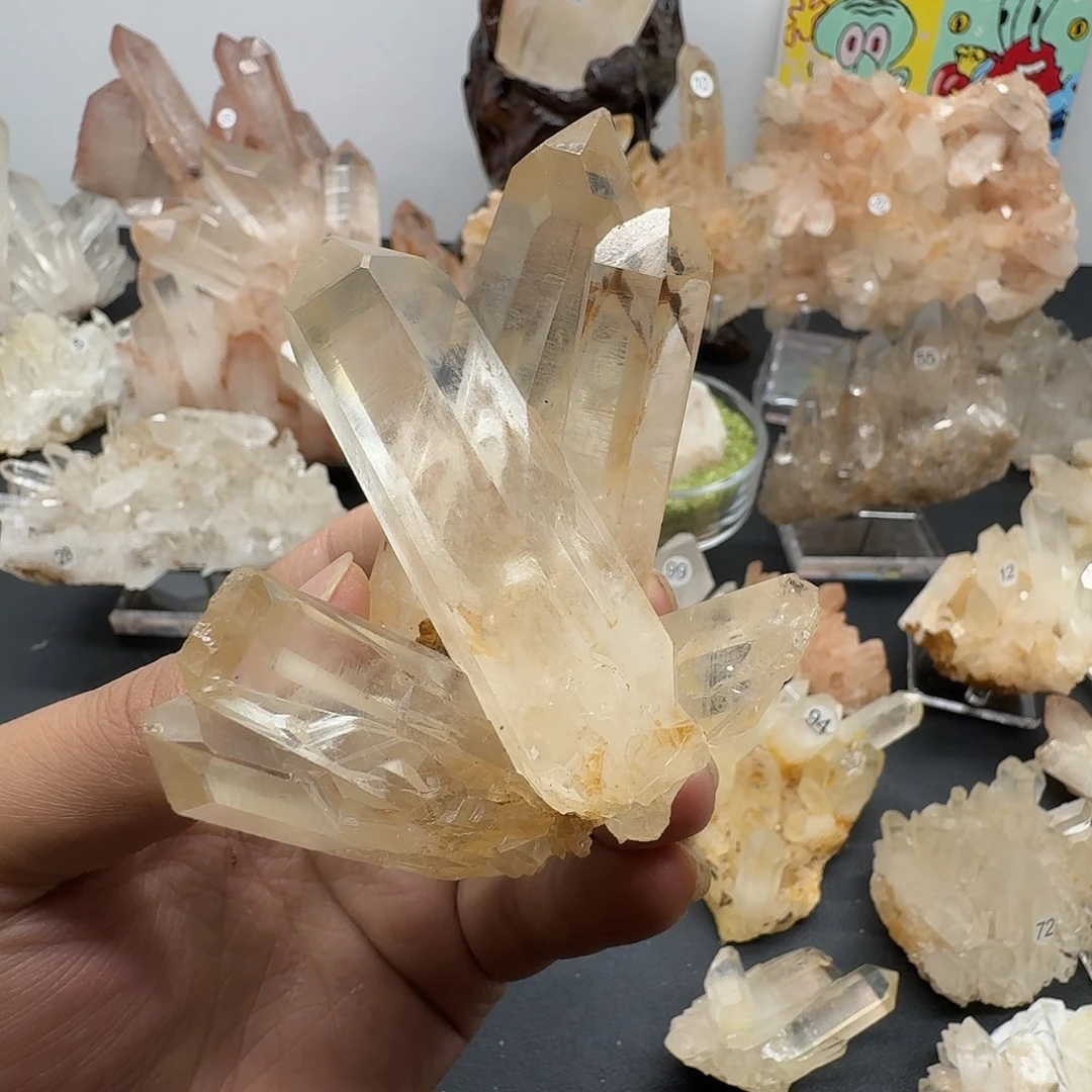 水晶珠宝半成品银S925镶嵌45