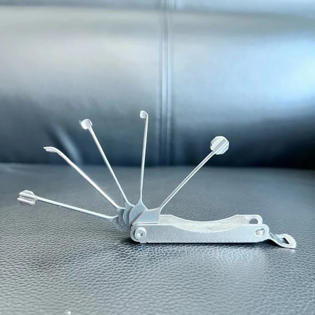 锁具维修辅助工具适用开锁于室内门玻璃门地锁单联动挂锁开锁工具