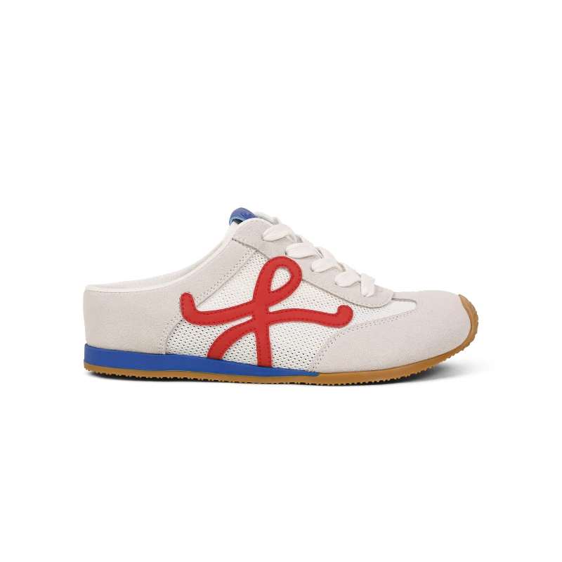 包头透气半拖鞋女2025外穿内增高休闲鞋 跟高5cm 5103