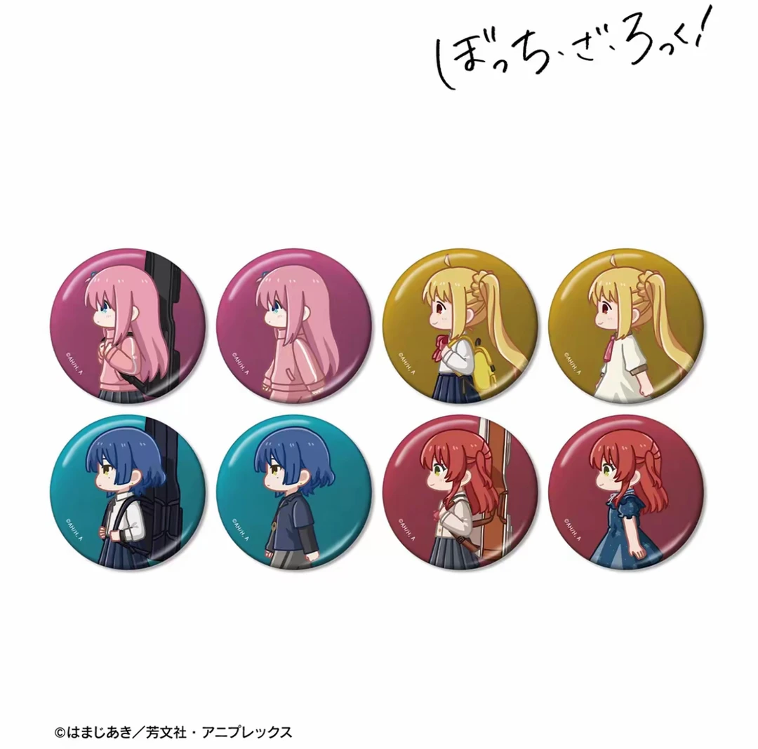 正版日谷-《孤独摇滚》Q版角色 走路ver. 纯色背景动漫周边潮玩盲盒