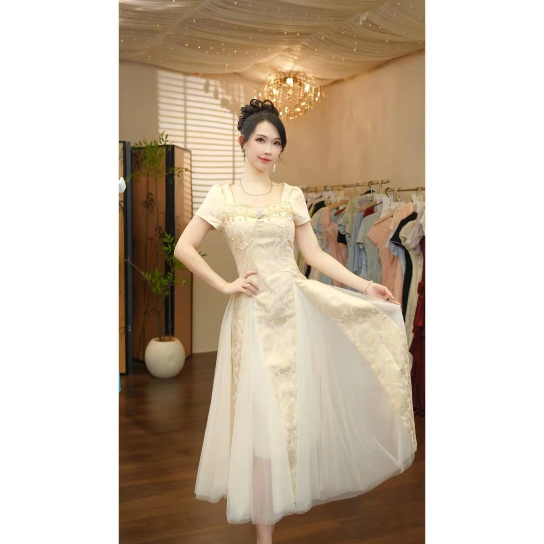 七姐原创-1156（）连衣裙XL980