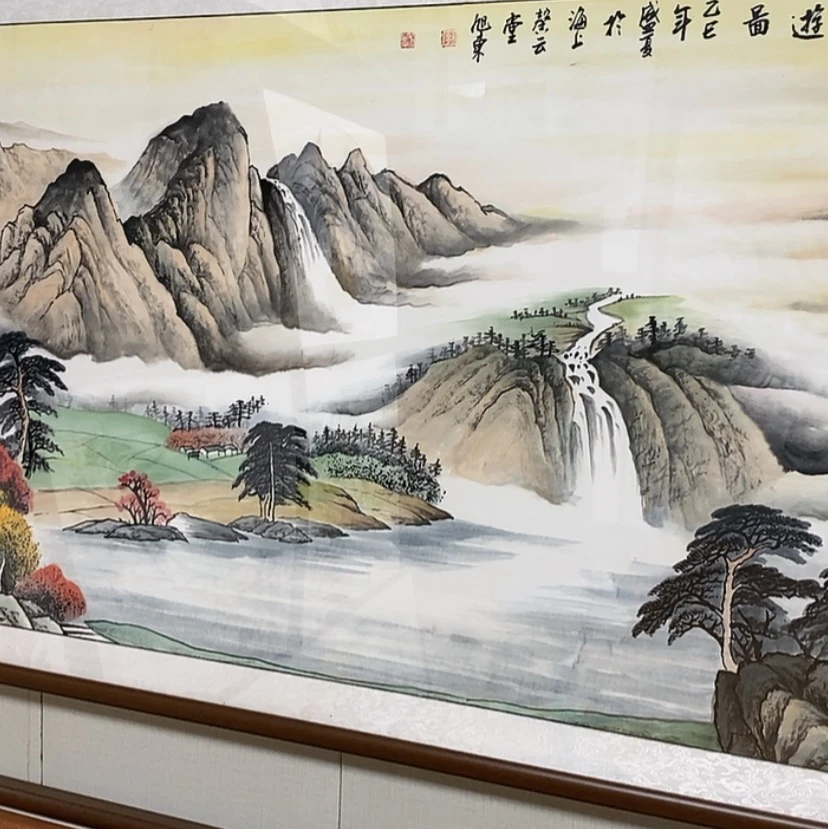 【闪购商品】国画手绘国画带框