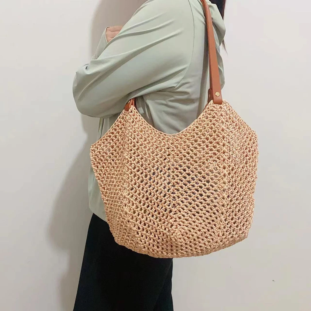 棉麻线（非成品）菜篮子包包材料包拍一份钩一个