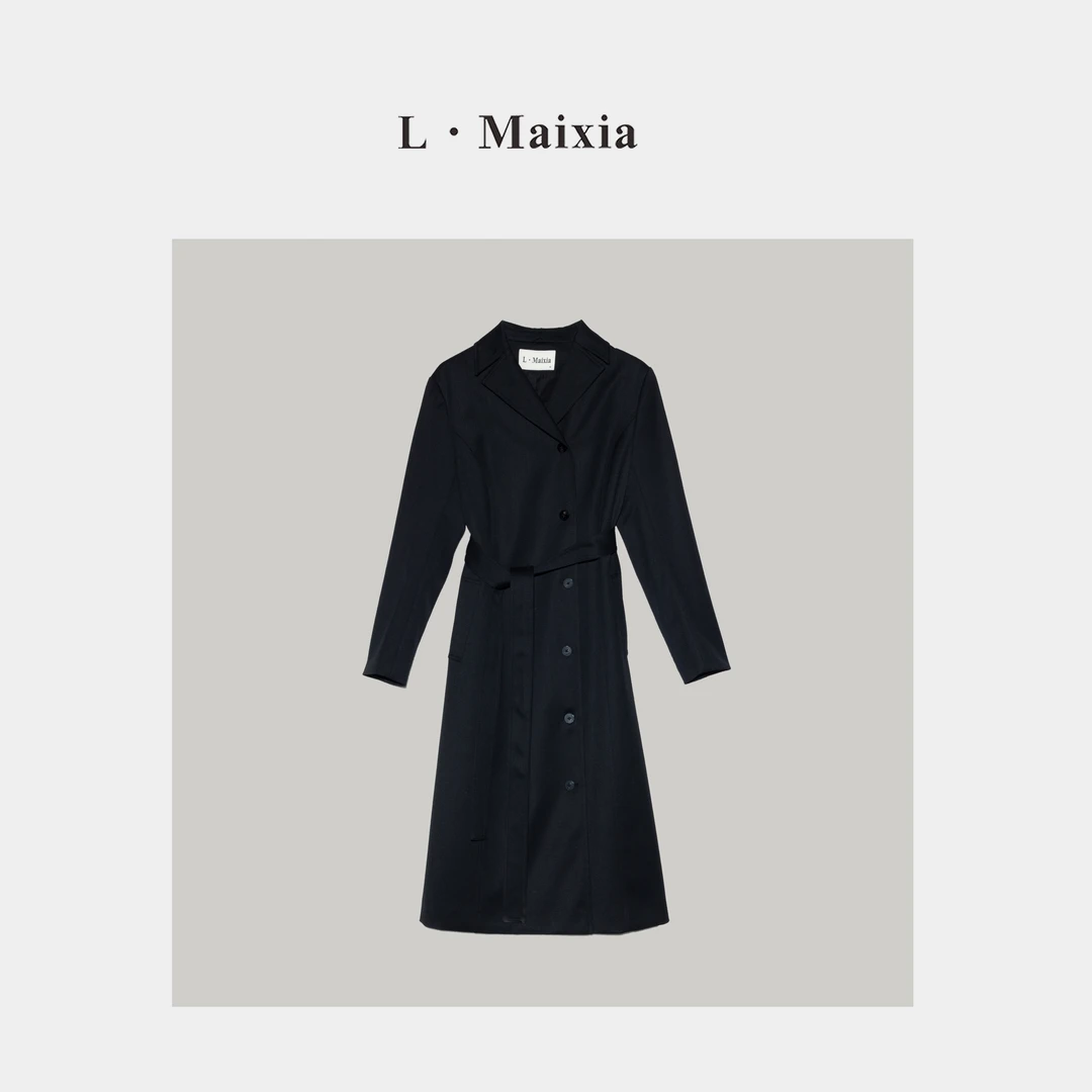 L.MAIXIA/露·玛莉先2025女士风衣F-15077