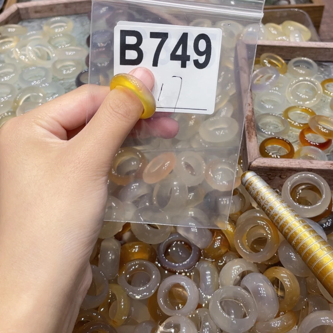 玛瑙/玉髓未镶嵌戒指749