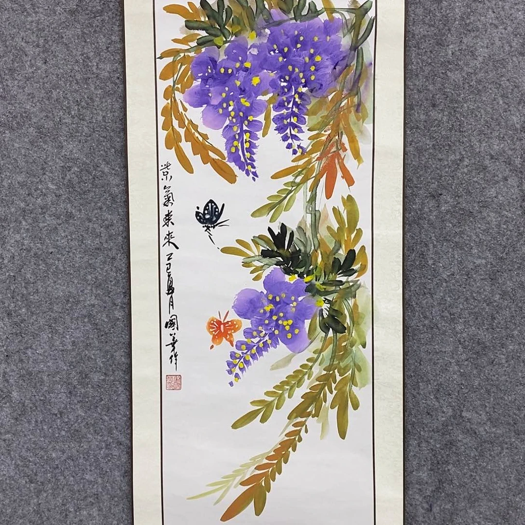 国画刘国华手绘作品111