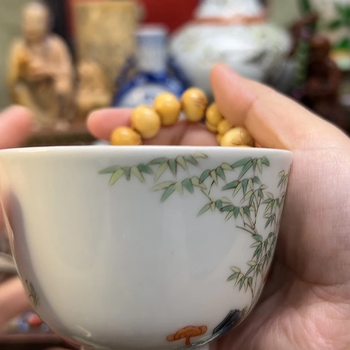 摆件陈*奎瓷杯！紫砂壶