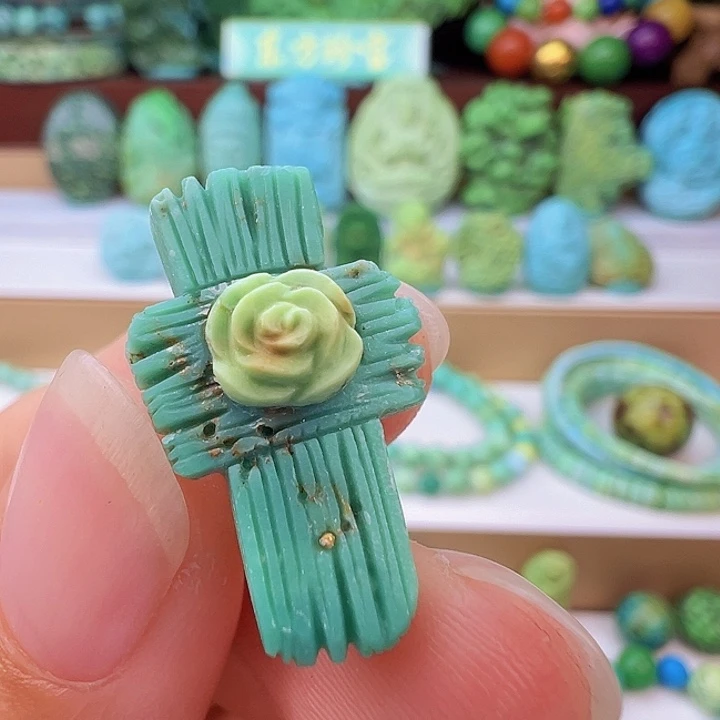 未镶嵌绿松石项链