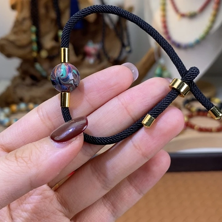 5 1.2大漆单珠手绳麒麟