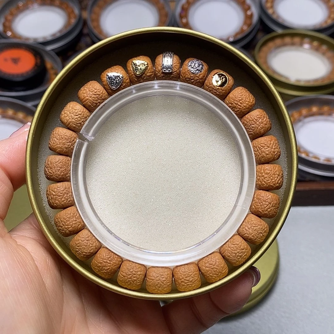 猴头核桃手串322号10左右五标蛇鳞满天星全品