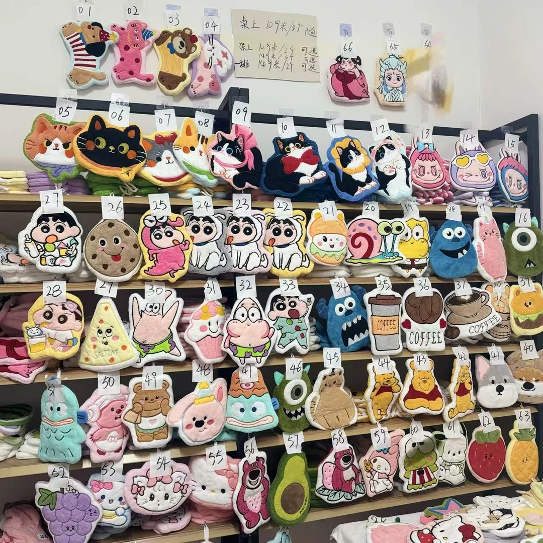 随机不可选正品加厚可爱厨房卫生间珊瑚绒擦手巾加厚吸水