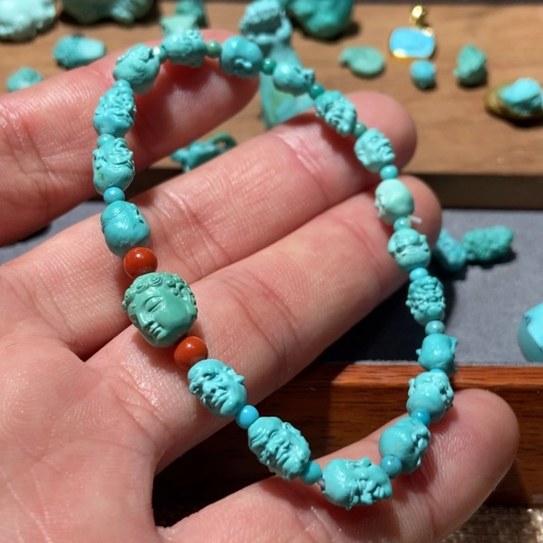 绿松石颈饰未镶嵌比**沉