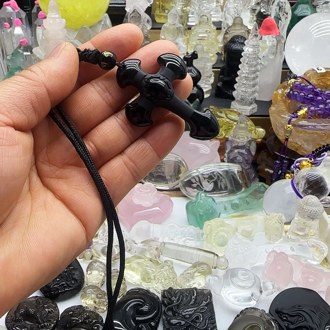 车挂未镶嵌水晶摆件