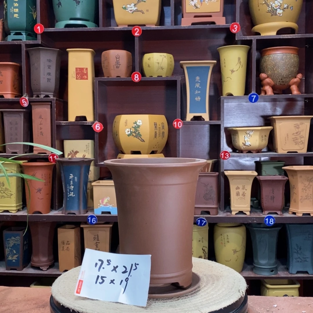 紫砂花盆紫砂花盆