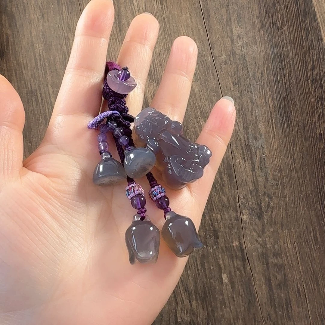 玛瑙/玉髓小挂件啊未镶嵌