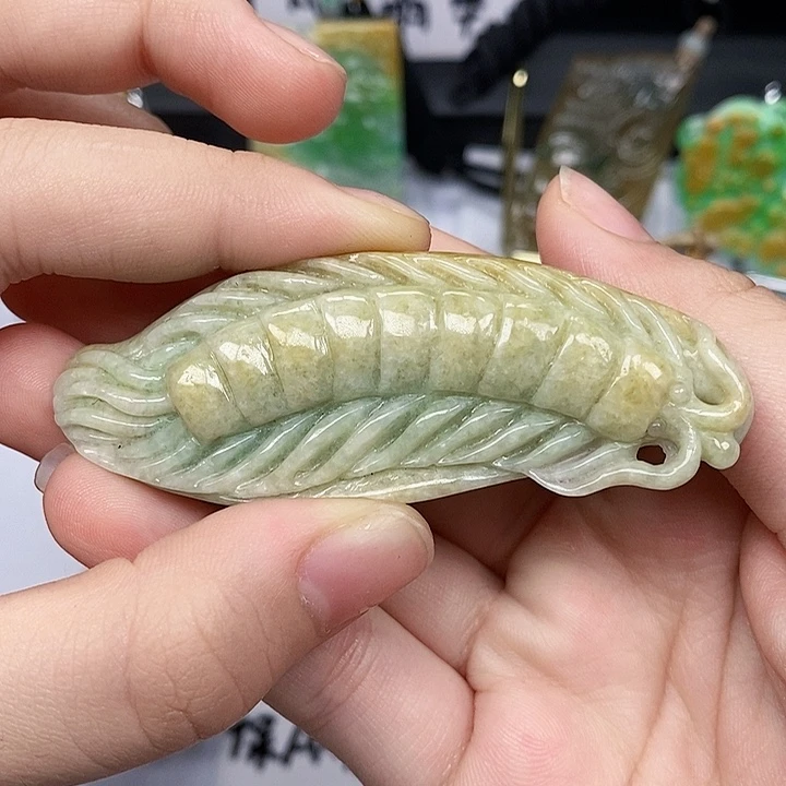 颈饰未镶嵌翡翠翡翠A货