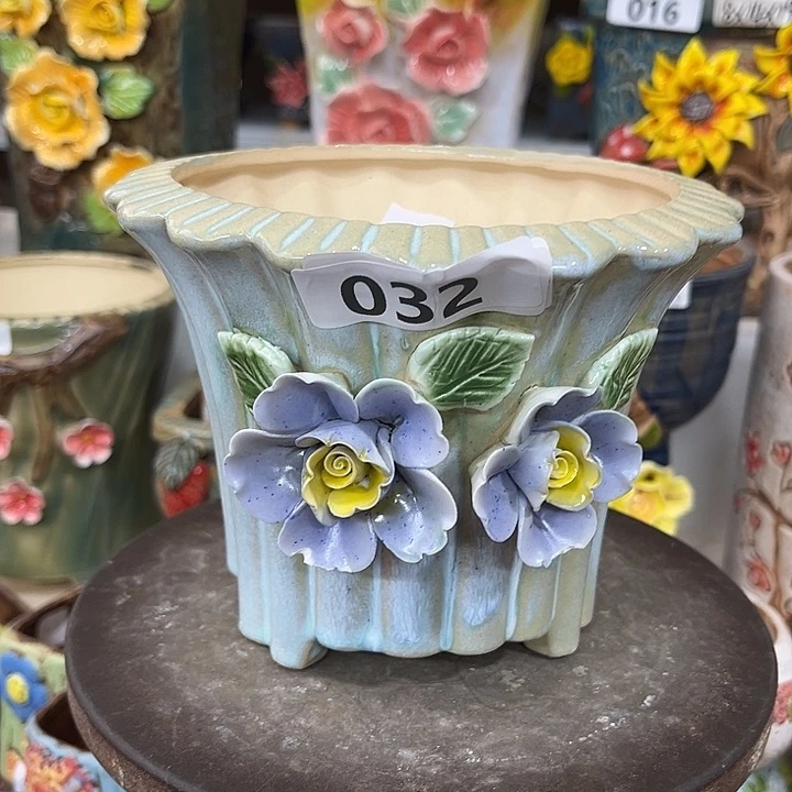 紫砂花盆粗陶材质多肉花盆