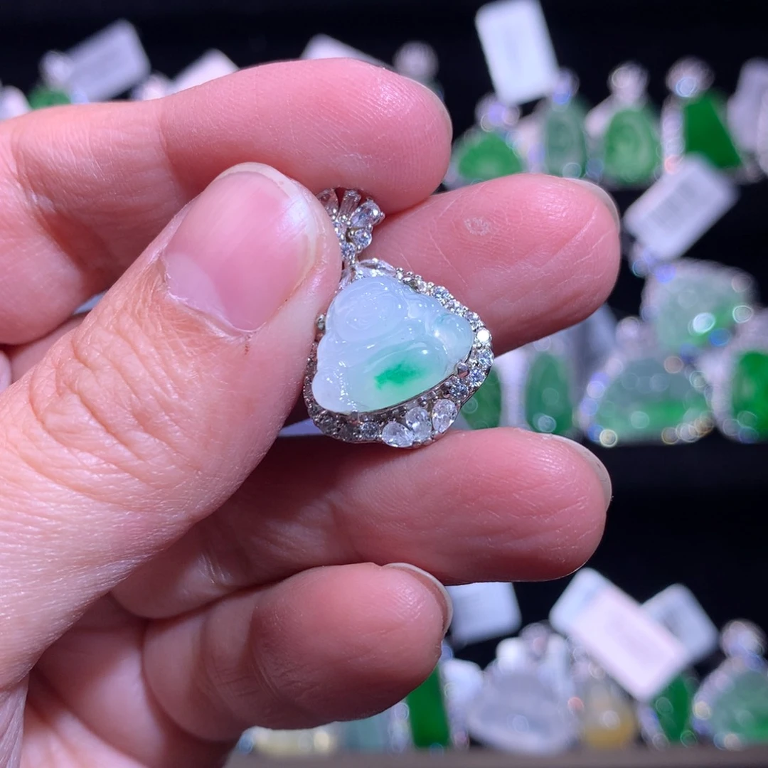 【闪购商品】银S925镶嵌戒指翡翠