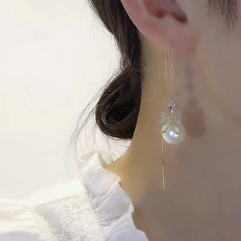 铜合金耳饰 气质轻奢百搭简约优雅精致网红设计师耳环F3032