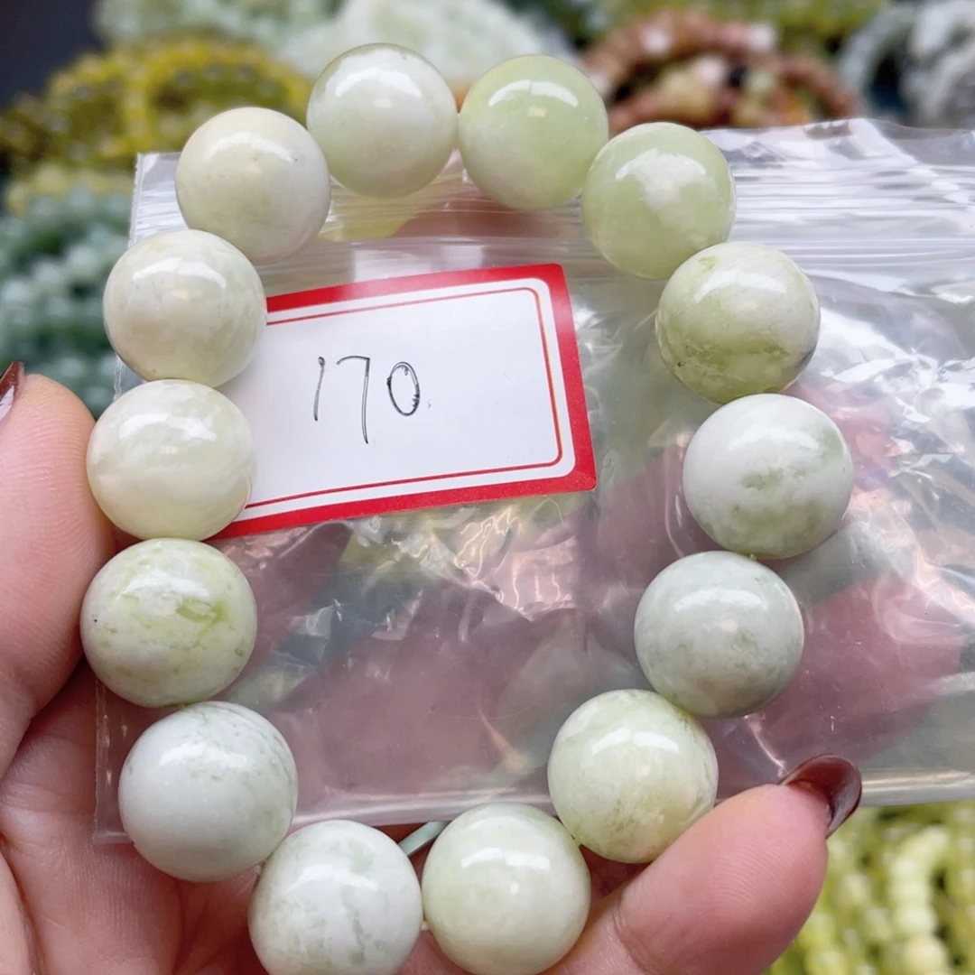 未镶嵌蛇纹石玉手串