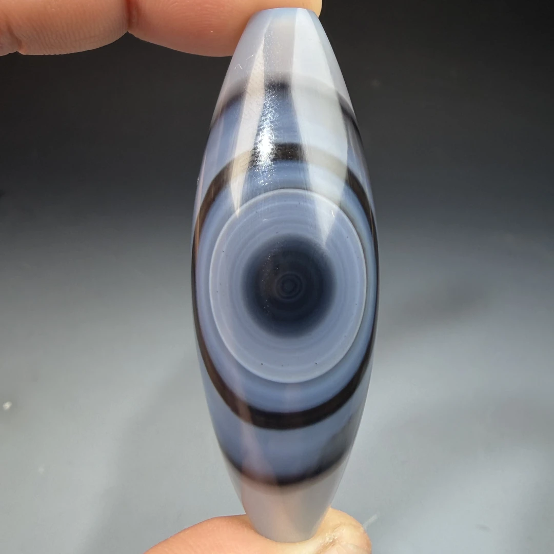 正一眼天然玛瑙天珠吊坠颈饰挂坠珠子