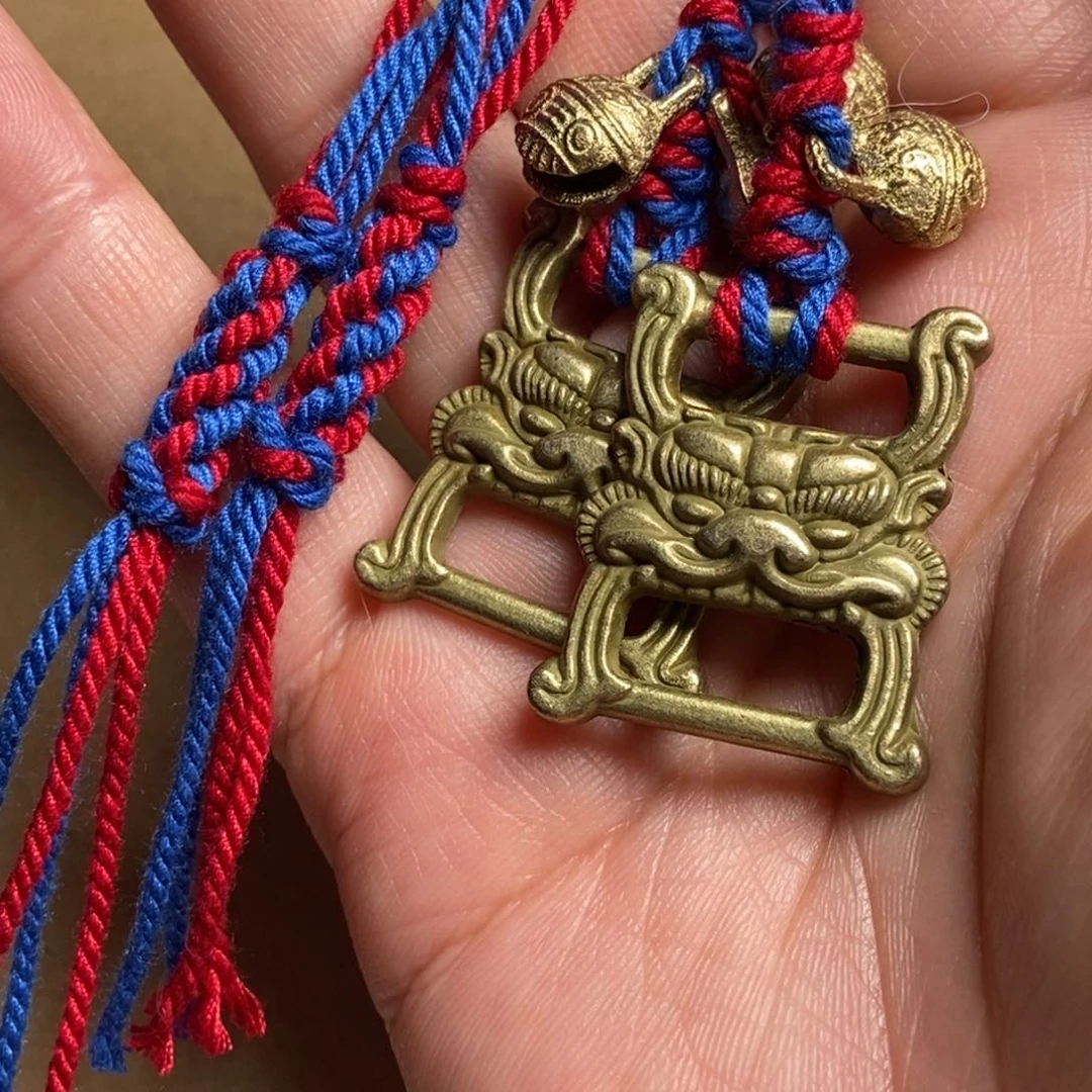 藏传小元素吊坠牌侧挂